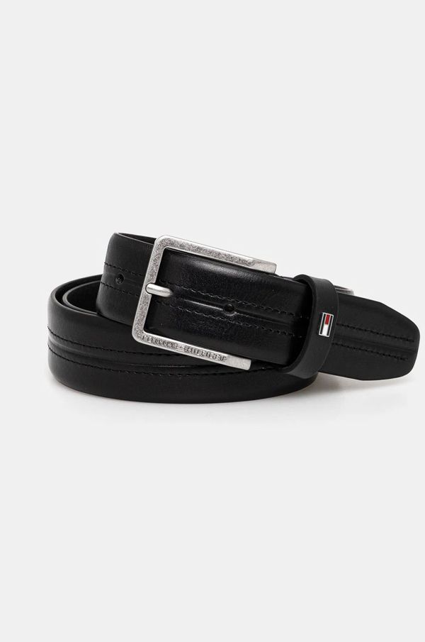 Tommy Hilfiger Kožni remen Tommy Hilfiger za muškarce, boja: crna, AM0AM13304