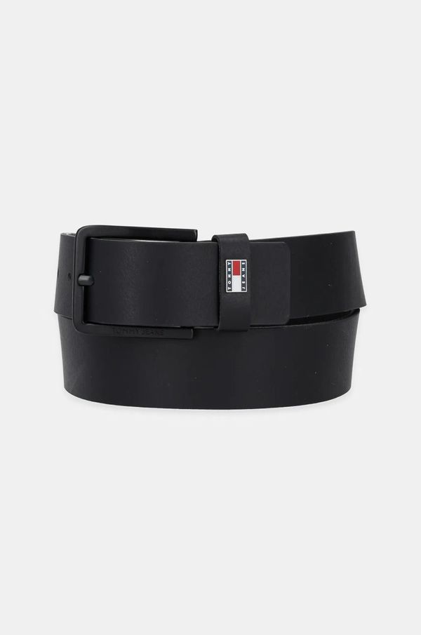 Tommy Jeans Kožni remen Tommy Jeans za muškarce, boja: crna, AM0AM12928