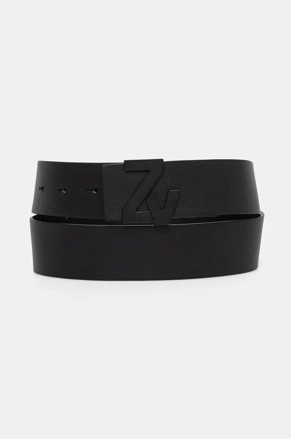 Zadig&Voltaire Kožni remen ZADIG&VOLTAIRE za muškarce, boja: crna, LMBT00001