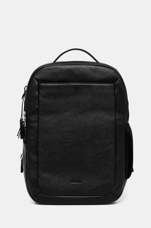 Coccinelle Kožni ruksak Coccinelle MAN SOFT za muškarce, boja: crna, veliki, bez uzorka, E1 MUK 84 03 01