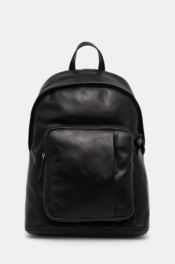 Medicine Kožni ruksak Medicine za muškarce, boja: crna, mali, bez uzorka