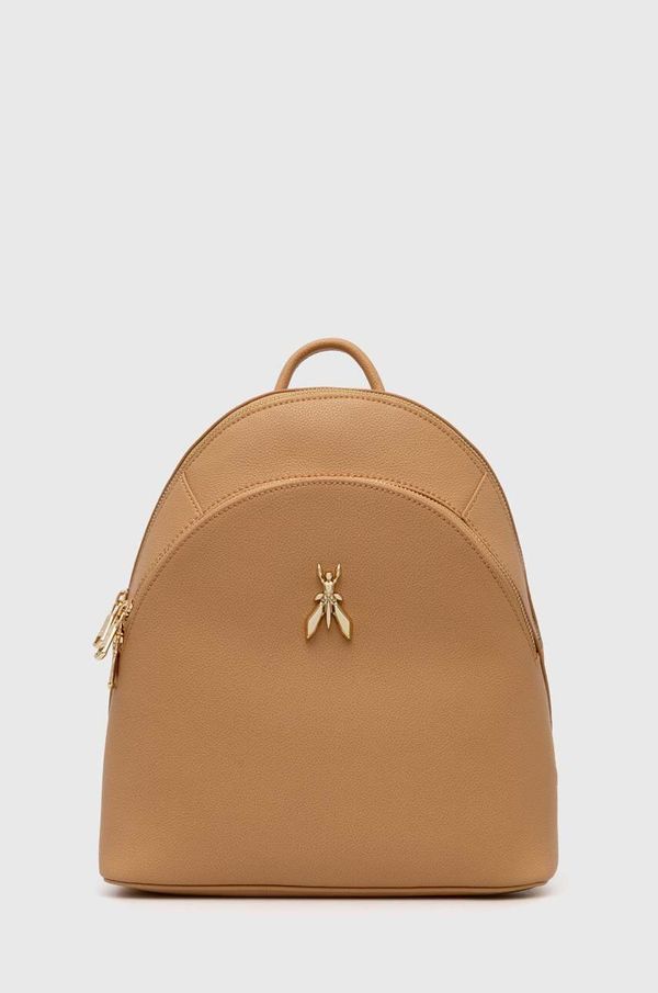 Patrizia Pepe Kožni ruksak Patrizia Pepe za žene, boja: bež, mali, bez uzorka