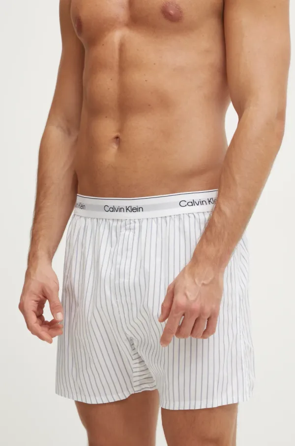 Calvin Klein Underwear Kratka pidžama Calvin Klein Underwear boja: bijela, s uzorkom, LV00NM2831