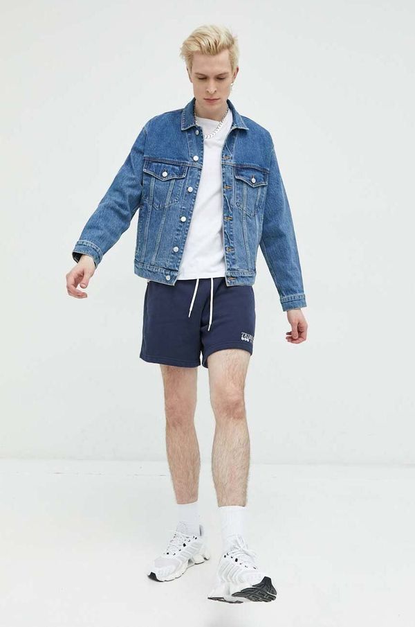 Abercrombie & Fitch Kratke hlače Abercrombie & Fitch za muškarce, boja: tamno plava