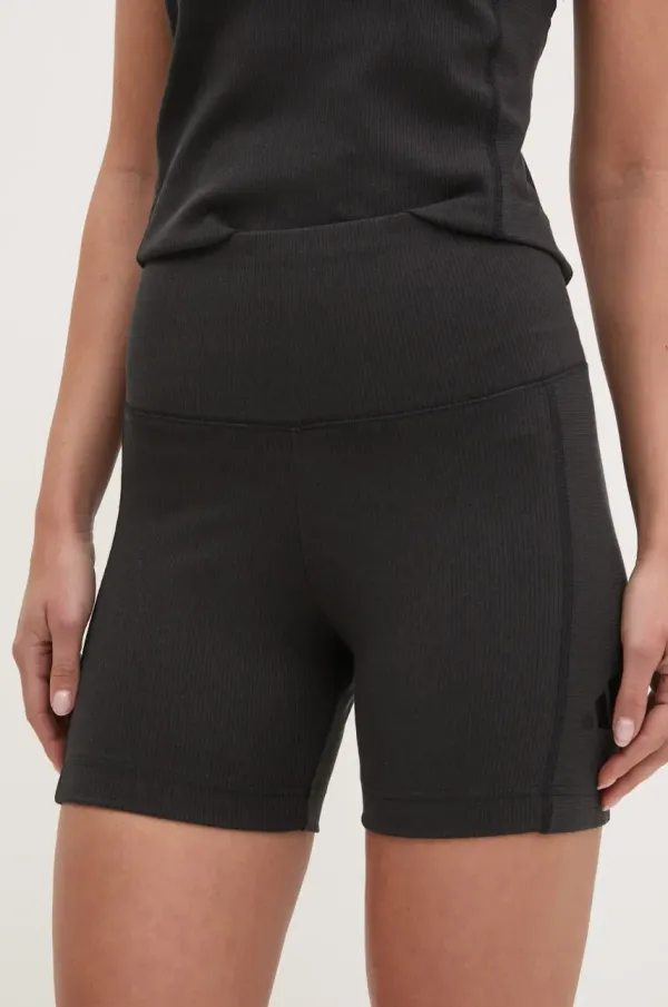 adidas Kratke hlače adidas ALL SZN RIB za žene, boja: crna, bez uzorka, visoki struk, JJ1231