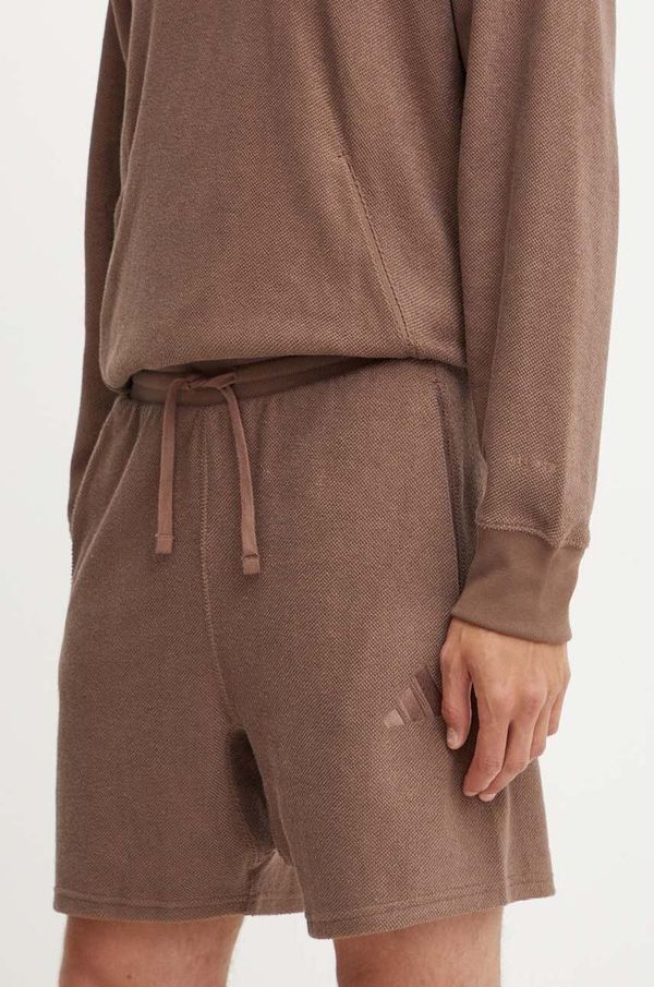 adidas Kratke hlače adidas All SZN za muškarce, boja: smeđa, IY6580