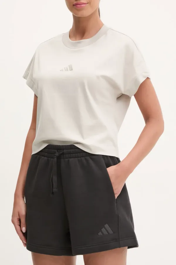 adidas Kratke hlače adidas ALL SZN za žene, boja: crna, s aplikacijom, visoki struk, JI6529