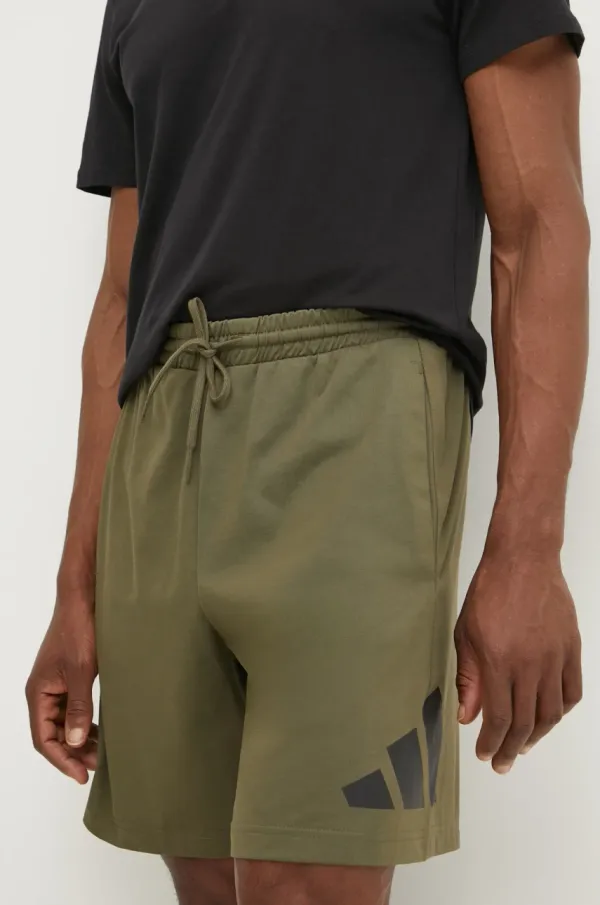 adidas Kratke hlače adidas Essentials za muškarce, boja: zelena, IN6184