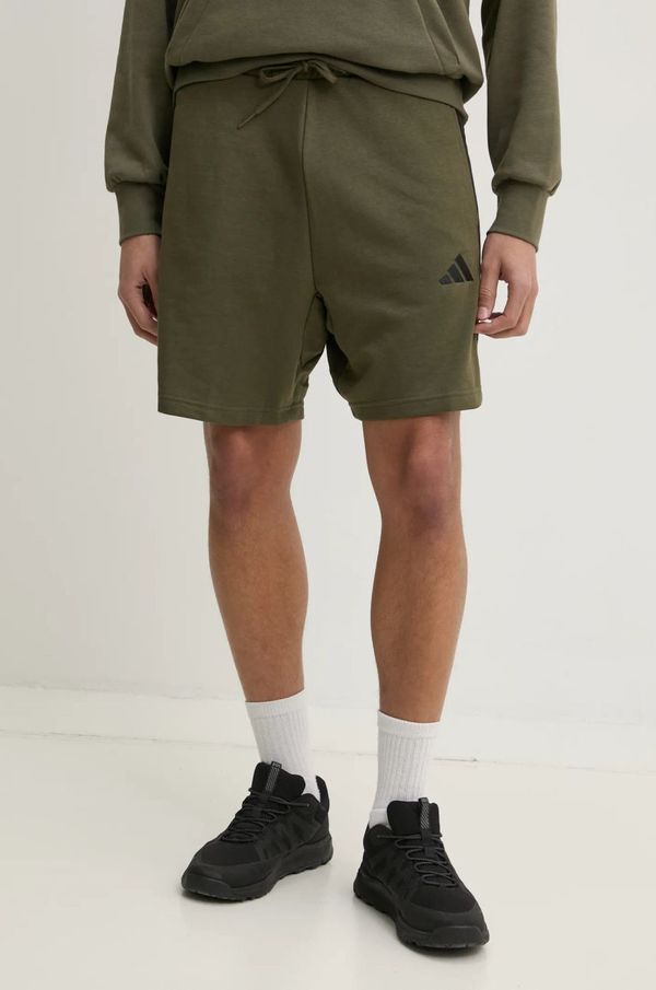 adidas Kratke hlače adidas Essentials za muškarce, boja: zelena, JE6416