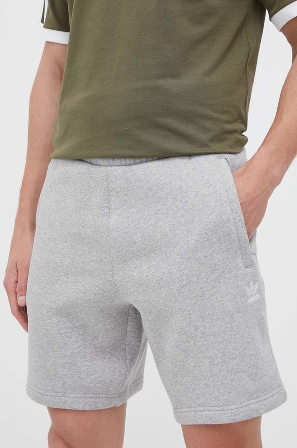 adidas Originals Kratke hlače adidas Originals za muškarce, boja: siva, melanž