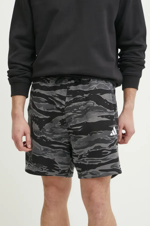 adidas Kratke hlače adidas Sea Camo za muškarce, boja: crna, JD8076