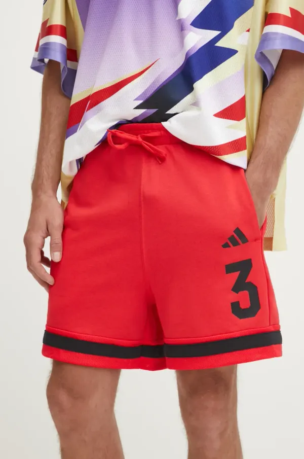 adidas Kratke hlače adidas US Sports za muškarce, boja: crvena, JD8089
