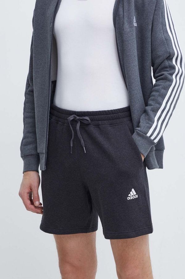 adidas Kratke hlače adidas za muškarce, boja: siva
