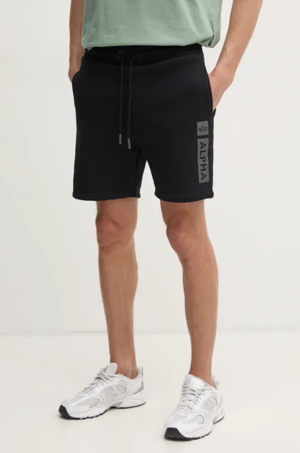 Alpha Industries Kratke hlače Alpha Industries Alpha PP Short za muškarce, boja: crna, 146365