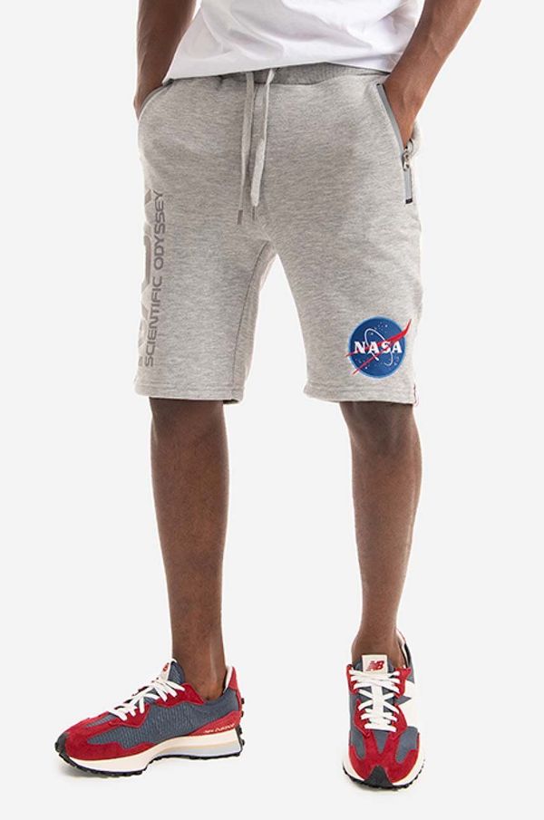 Alpha Industries Kratke hlače Alpha Industries Oddysey za muškarce, boja: siva, 126336.17-grey