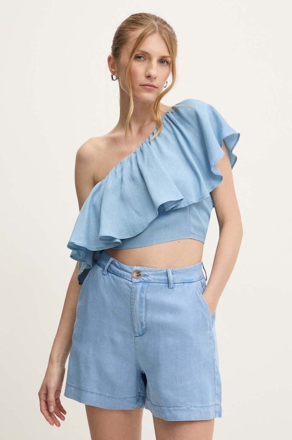 Answear Lab Kratke hlače Answear Lab za žene, bez uzorka, visoki struk