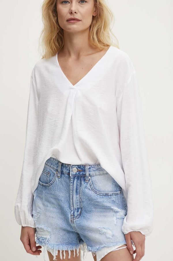 Answear Lab Kratke hlače Answear Lab za žene, bez uzorka, visoki struk