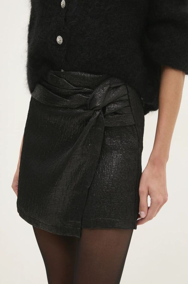 Answear Lab Kratke hlače Answear Lab za žene, boja: crna, bez uzorka, visoki struk