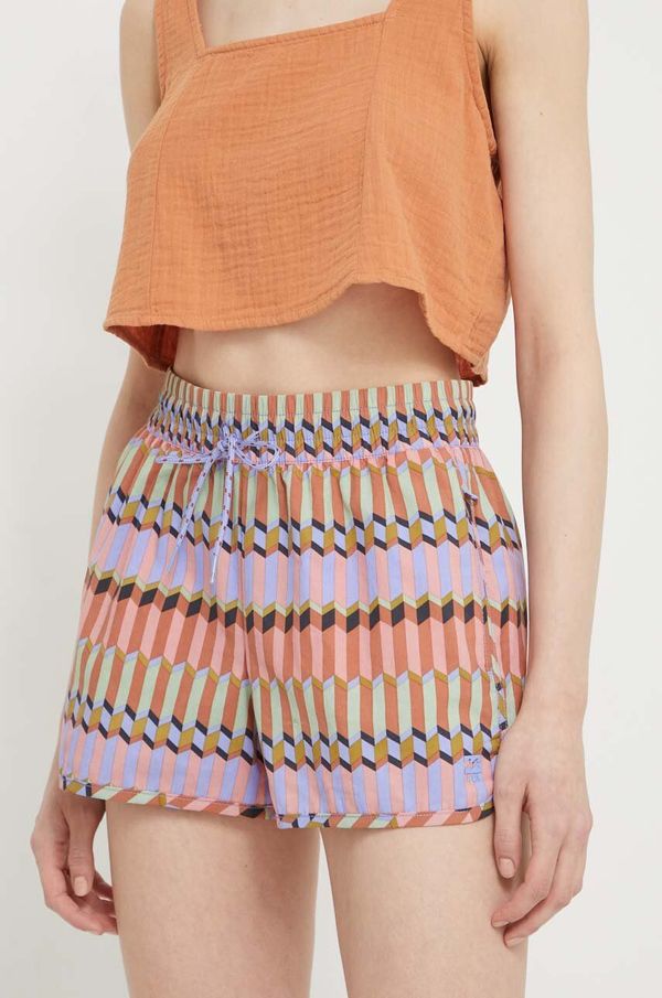 Billabong Kratke hlače Billabong BILLABONG X ADVENTURE DIVISION za žene, s uzorkom, visoki struk