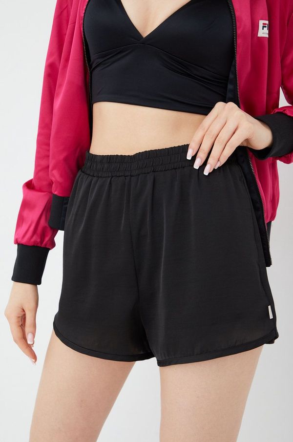 Brixton Kratke hlače Brixton za žene, boja: crna, glatki materijal, visoki struk