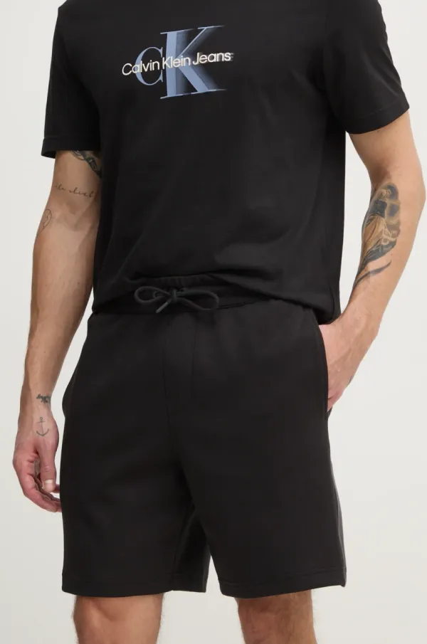Calvin Klein Jeans Kratke hlače Calvin Klein Jeans za muškarce, boja: crna, J30J327246