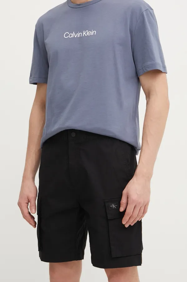 Calvin Klein Jeans Kratke hlače Calvin Klein Jeans za muškarce, boja: crna, J30J327376