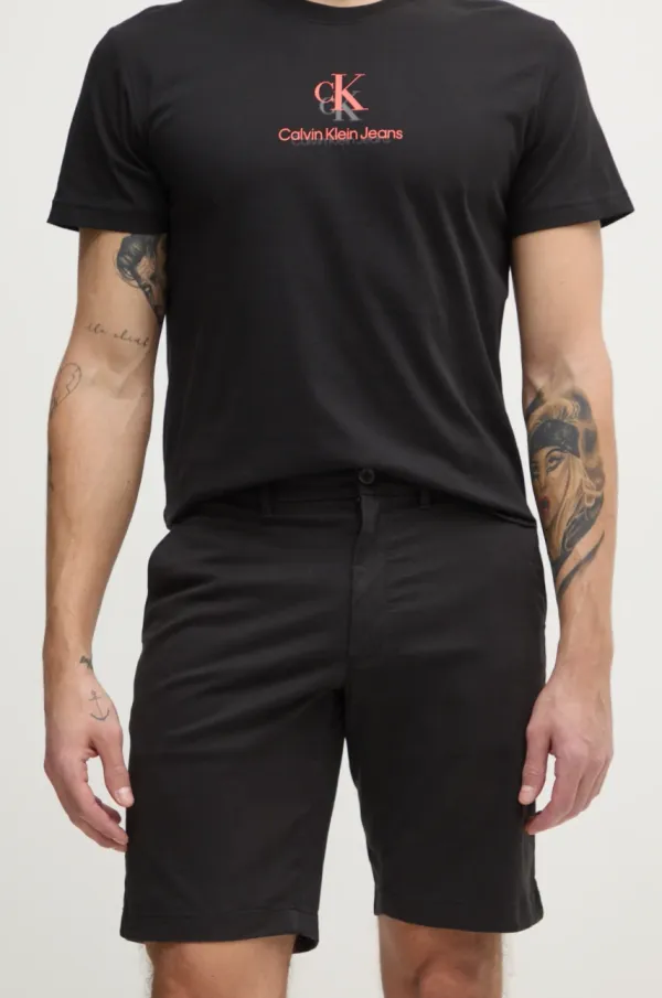 Calvin Klein Kratke hlače Calvin Klein za muškarce, boja: crna, K10K114063