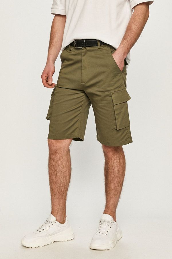 Caterpillar Kratke hlače Caterpillar za muškarce, boja: zelena