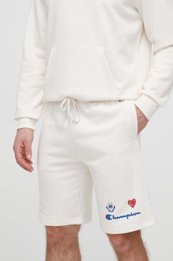 Champion Kratke hlače Champion za muškarce, boja: bež, 219786