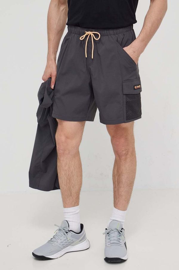 Columbia Kratke hlače Columbia Painted Peak za muškarce, boja: siva, 2074501