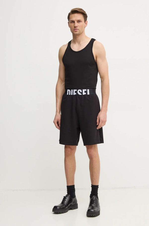 Diesel Kratke hlače Diesel DYLAN-D-POP SHORTS za muškarce, boja: crna, A17684.0DCBK