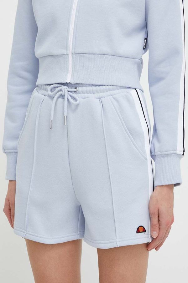 Ellesse Kratke hlače Ellesse Consuella Short za žene, s aplikacijom, visoki struk, SGV19975