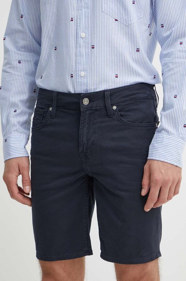 Guess Kratke hlače Guess ANGELS za muškarce, boja: tamno plava, M4GD03 WG3MA