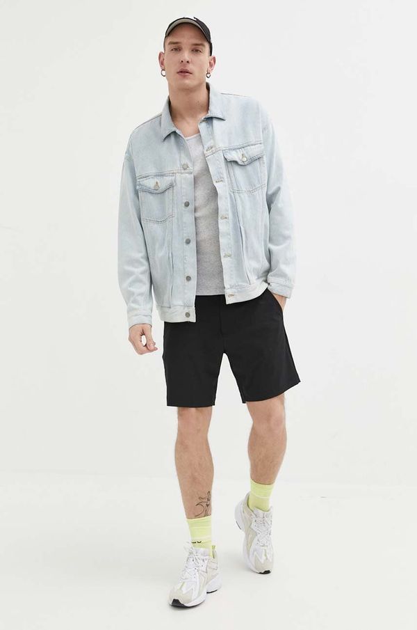 Hollister Co. Kratke hlače Hollister Co. za muškarce, boja: crna