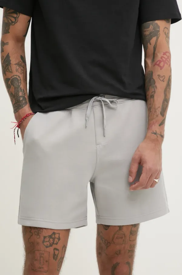 Hollister Co. Kratke hlače Hollister Co. za muškarce, boja: siva, KI328-5057