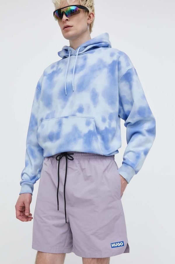 Hugo Blue Kratke hlače Hugo Blue za muškarce, boja: ljubičasta, 50511209