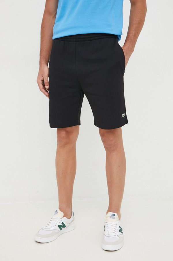 Lacoste Kratke hlače Lacoste za muškarce, boja: crna