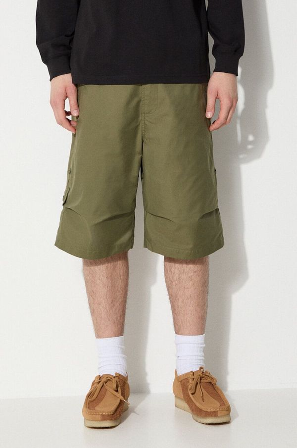 Maharishi Kratke hlače Maharishi Original Dragon Loose Snoshorts za muškarce, boja: zelena, 5070.OLIVE