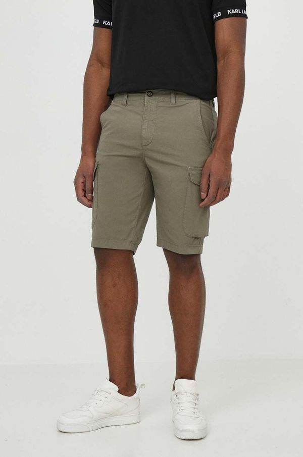 North Sails Kratke hlače North Sails za muškarce, boja: zelena, 673098