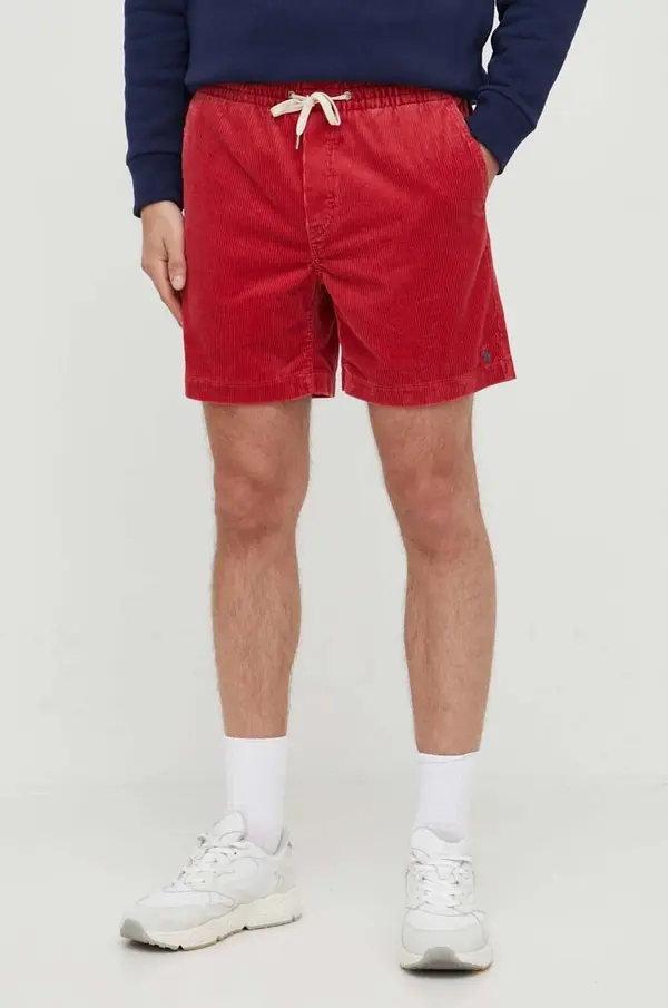 Polo Ralph Lauren Kratke hlače od samta Polo Ralph Lauren