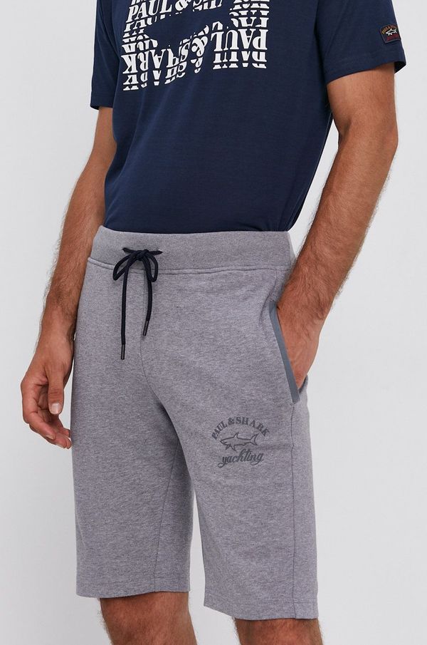 Paul&Shark Kratke hlače Paul&Shark za muškarce, boja: siva