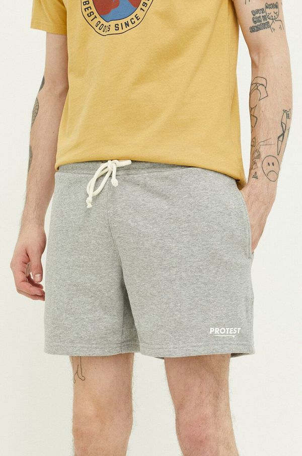 Protest Kratke hlače Protest za muškarce, boja: siva