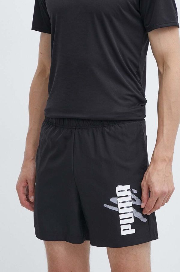 Puma Kratke hlače Puma za muškarce, boja: crna, 678990