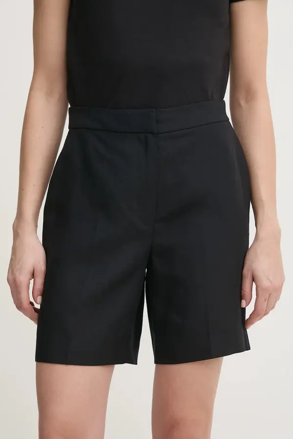 Calvin Klein Kratke hlače s dodatkom lana Calvin Klein
