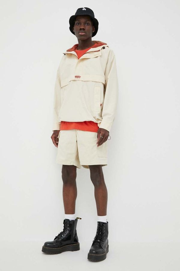 Levi's Kratke hlače s dodatkom lana Levi's boja: bež