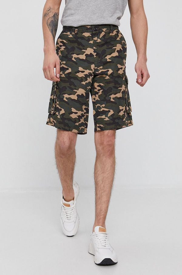 Sisley Kratke hlače Sisley za muškarce, boja: prozirna