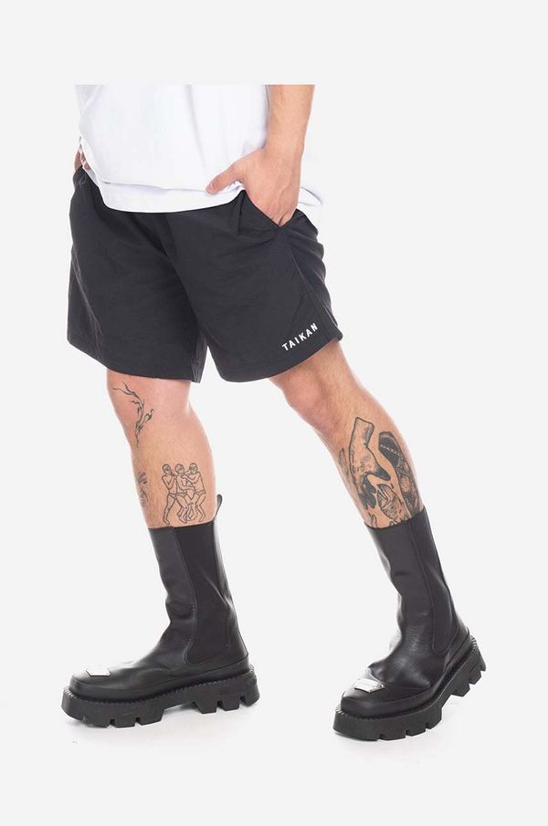 Taikan Kratke hlače Taikan Nylon Shorts za muškarce, boja: crna, TS0001.BLK-BLK