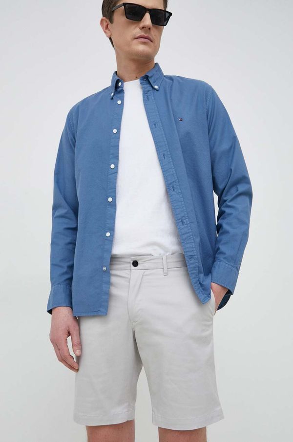 Tommy Hilfiger Kratke hlače Tommy Hilfiger za muškarce, boja: siva