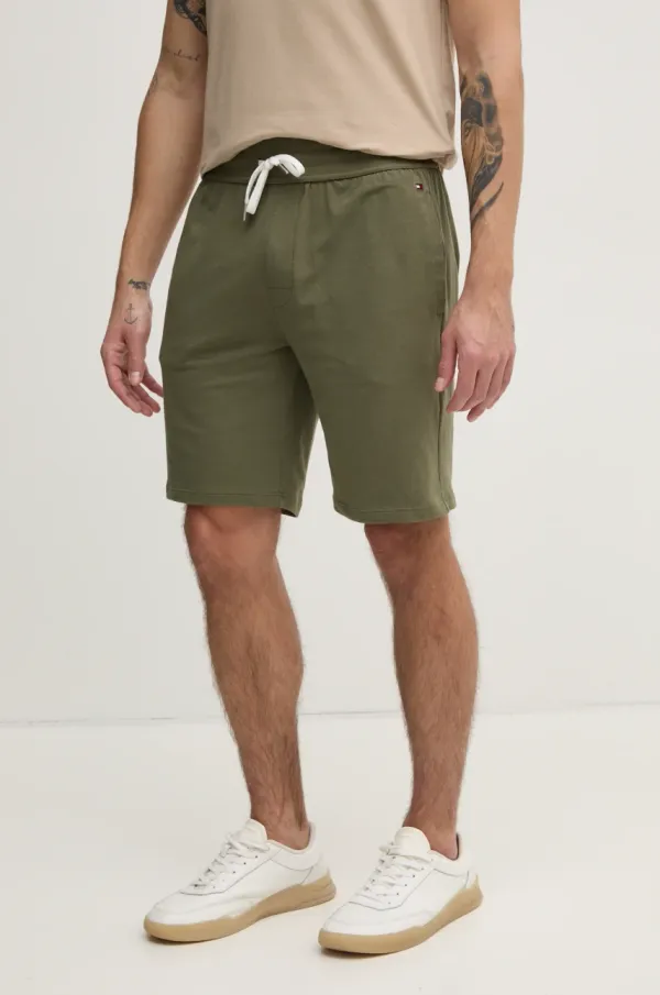 Tommy Hilfiger Kratke hlače Tommy Hilfiger za muškarce, boja: zelena, UM0UM03364