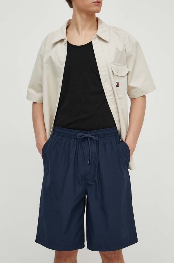 Tommy Jeans Kratke hlače Tommy Jeans za muškarce, boja: tamno plava, DM0DM18811